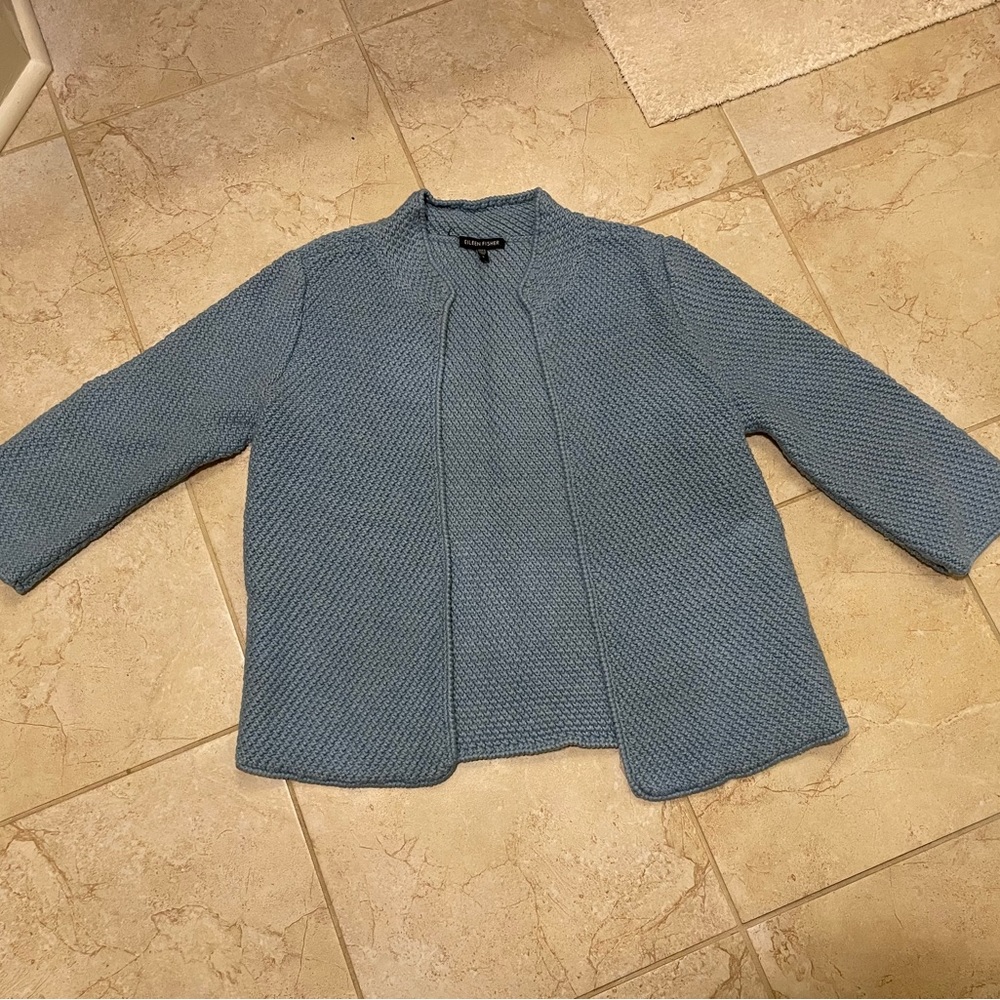 Eileen Fisher open cardigan
